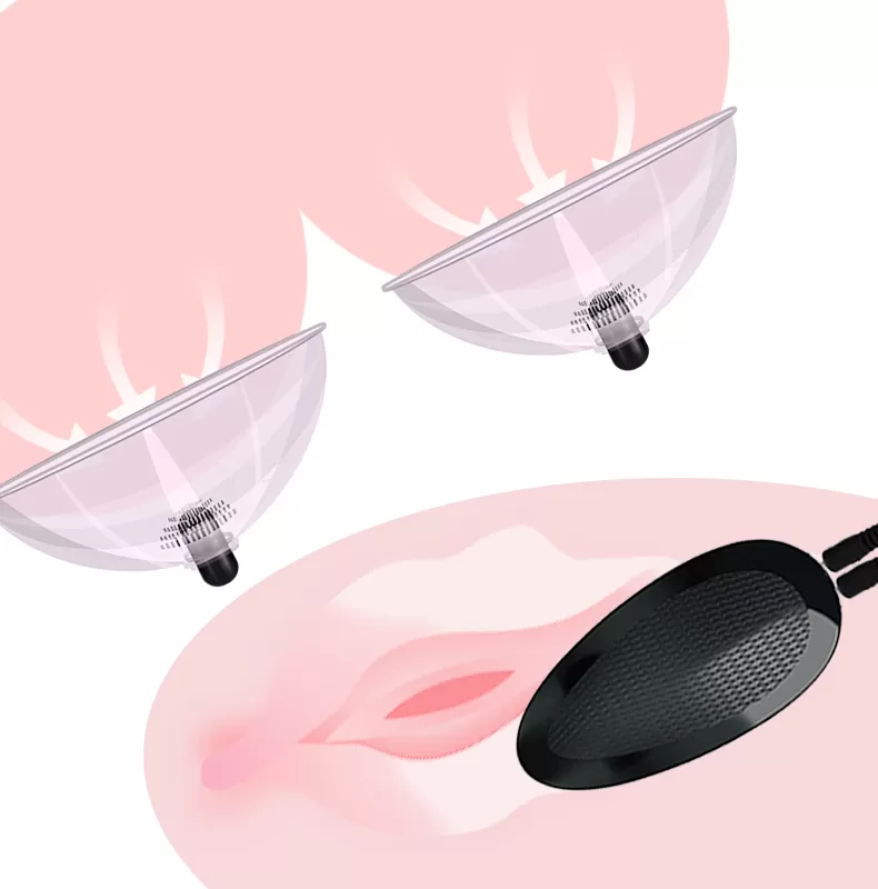 POTE Uzaktan Kumandalı Tırtıklı Göğüs Ucu Masajlı Uyarıcı 2 in 1 Vibratör - tdmarketim.com