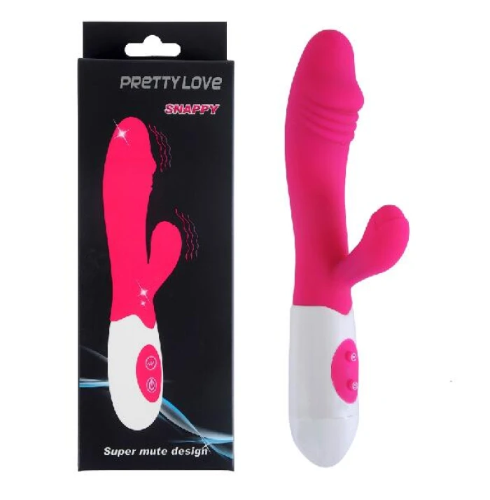 Pretty Love Snappy Tavşan Vibratör Telefon Uygulamalı Silikon - Pembe - tdmarketim.com