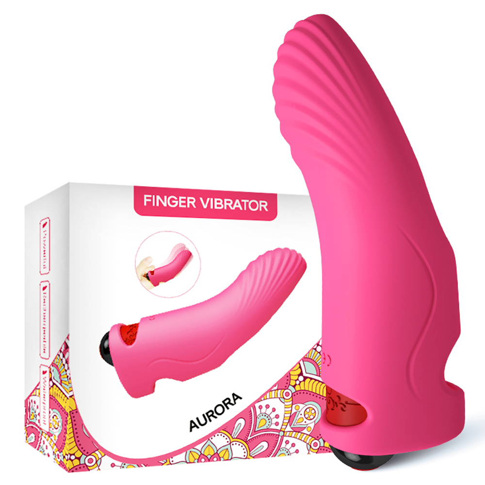 PRIME TOYS Aurora Şarjlı G Nokta ve Klitoris Uyarıcı Parmağa Takılabilir Mini Vibratör - Pembe - tdmarketim.com