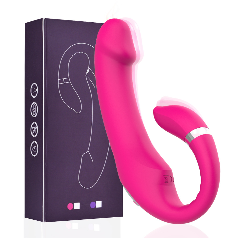 PRIME TOYS Flamingo Çift Motorlu Isıtmalı Şarjlı Bükülebilir Hareketli Strapless Strapon Vibratör - tdmarketim.com