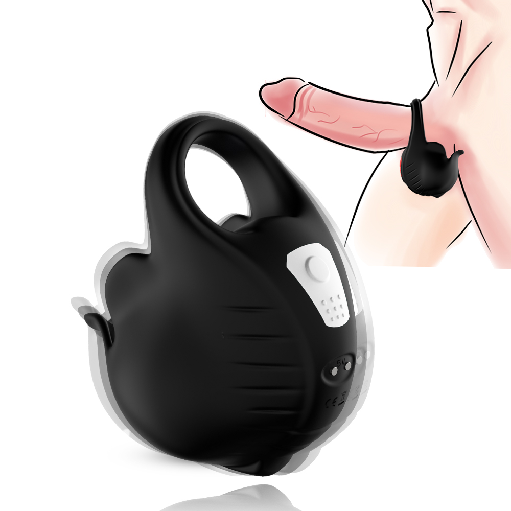 PRIME TOYS Lock Şarjlı Kablosuz Kumandalı Testis Masaj Vibratörü Güçlü Titreşimli Penis Yüzüğü - tdmarketim.com