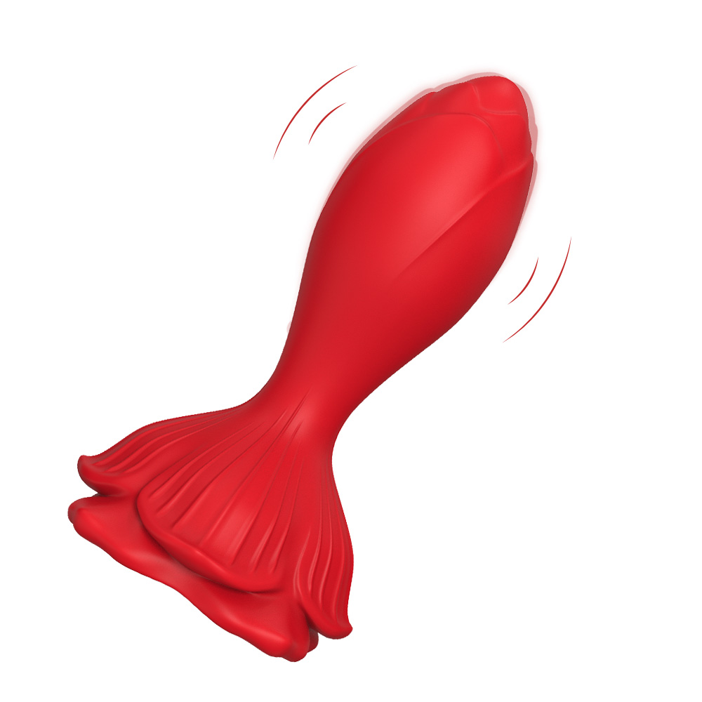 PRIME TOYS Rose Kablosuz Kumandalı Titreşimli Anal Plug Vibratör - tdmarketim.com