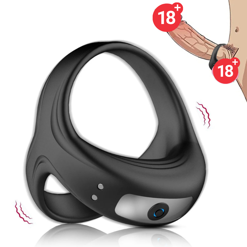 PRIME TOYS Rock Şarjlı Su Geçirmez Klitoris Uyarıcı Titreşimli Testis ve Penis Yüzüğü - tdmarketim.com