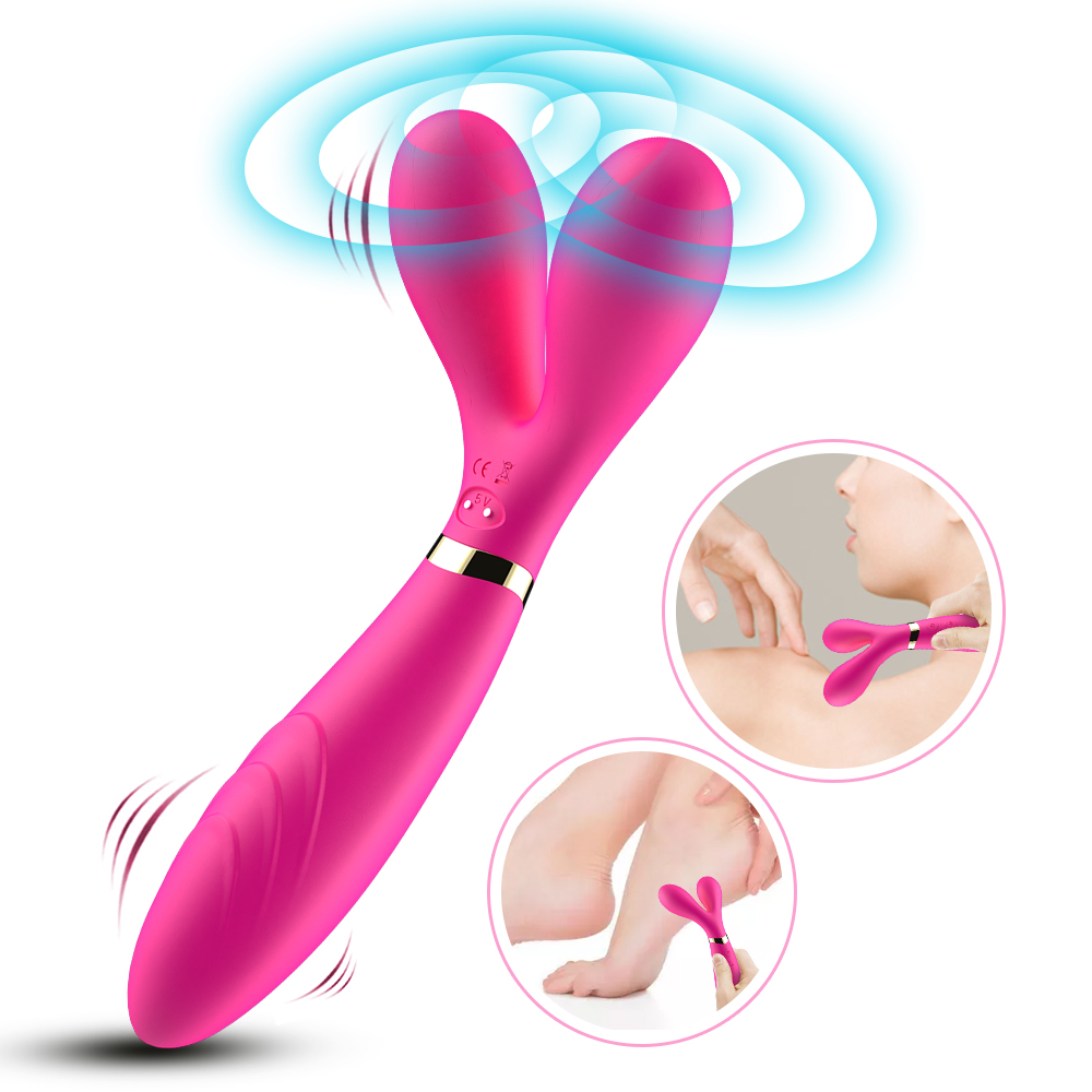 PRIME TOYS Y-Wand Şarjlı Güçlü Titreşimli Bükülebilir G Nokta ve Klitoris Uyarıcı Masaj Vibratör - tdmarketim.com
