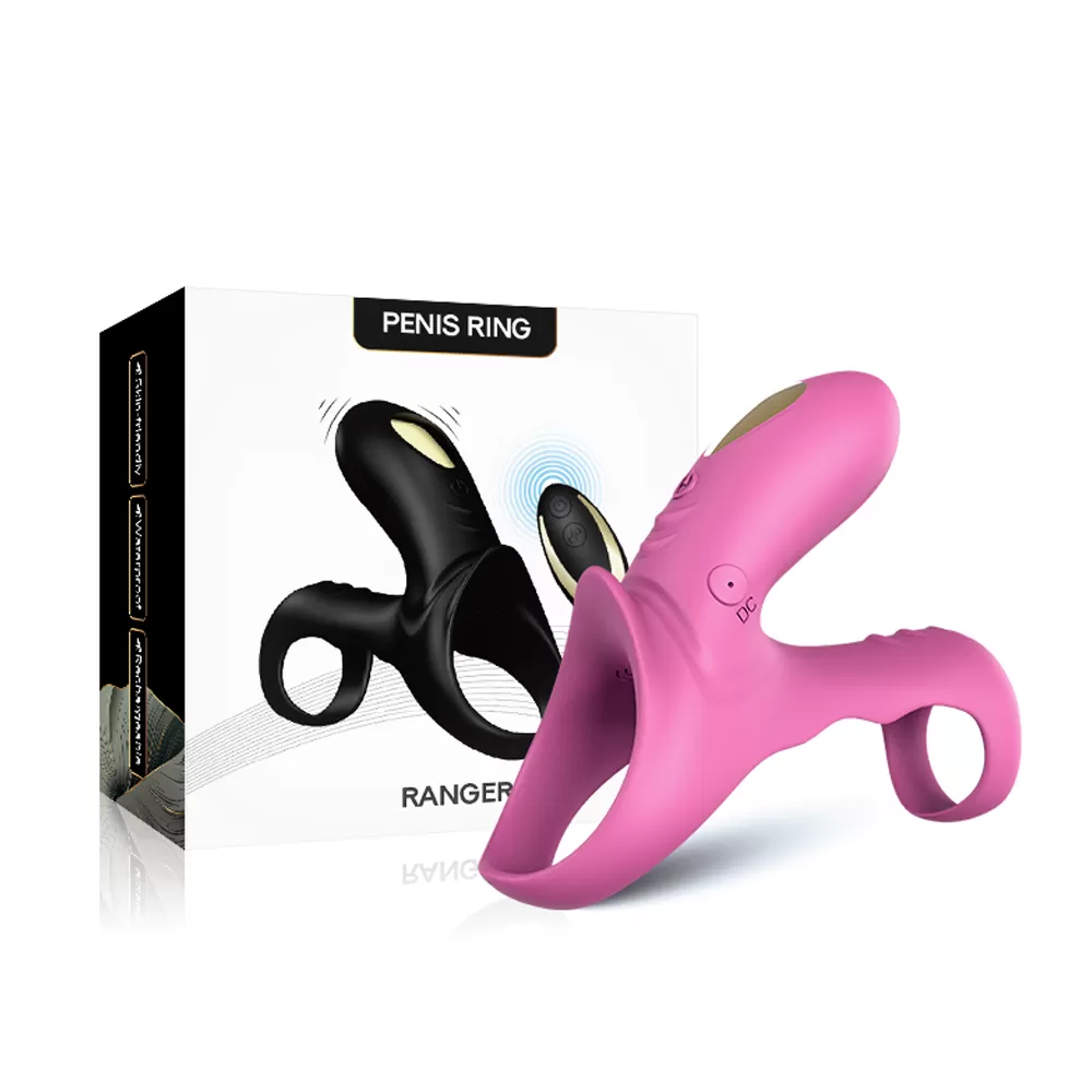 RANGER Klitoris ve G Nokta Uyarıcı Testis ve Penis Halkası - Pembe - tdmarketim.com