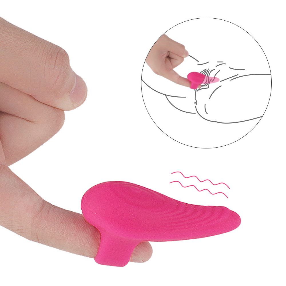 Ring Güçlü Titreşimli Parmağa Takılabilir Klitoris Uyarıcı Mini Parmak Vibratör - tdmarketim.com