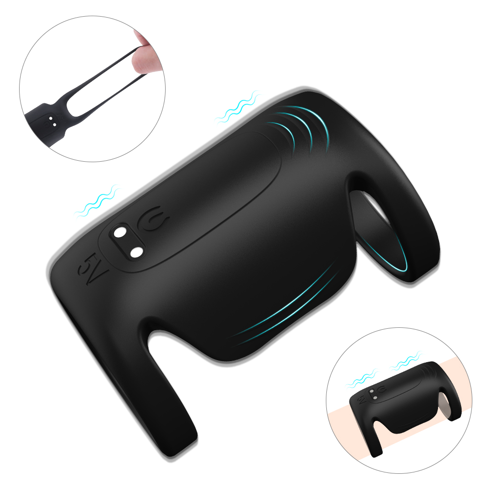 Royal Şarjlı Güçlü Titreşimli Çok Esnek Su Geçirmez Penis Massager Testis Halkalı Penis Yüzüğü - tdmarketim.com
