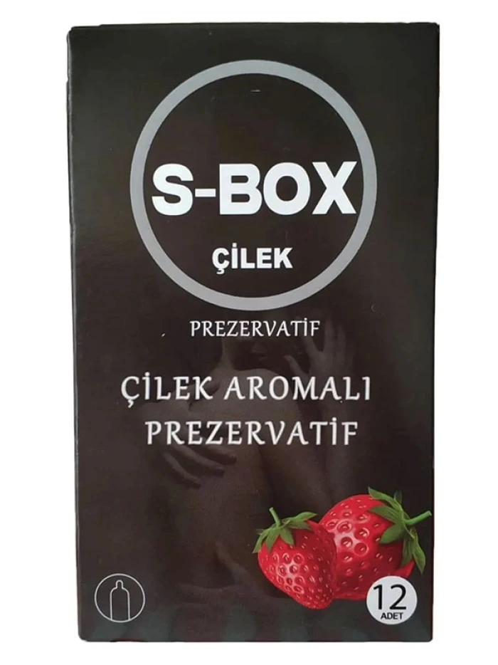 S-Box Çilek Aromalı Prezervatif 12li - Doğal ve Güvenli Korunma - tdmarketim.com