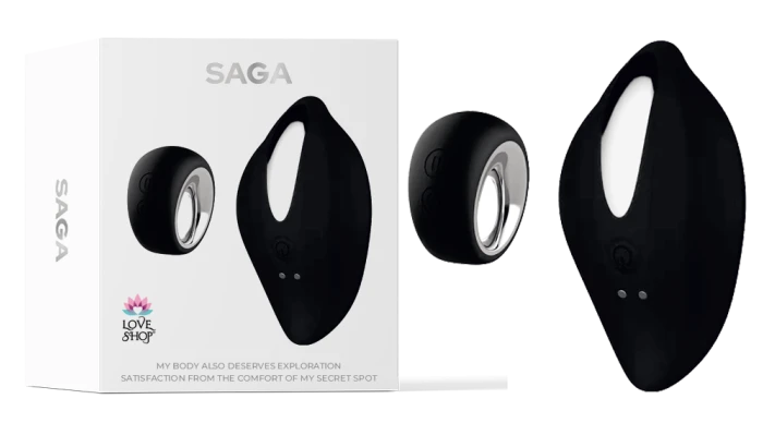 Saga Giyilebilir Vibratör Uzaktan Kumandalı 12 Modlu Su Geçirmez - tdmarketim.com