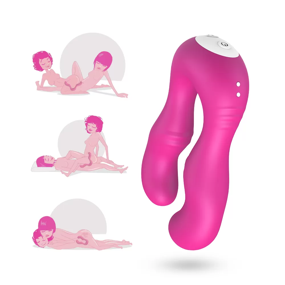 SERAPH Strapless Çift Taraflı G Spot Çatal Vibratör - Pembe - tdmarketim.com