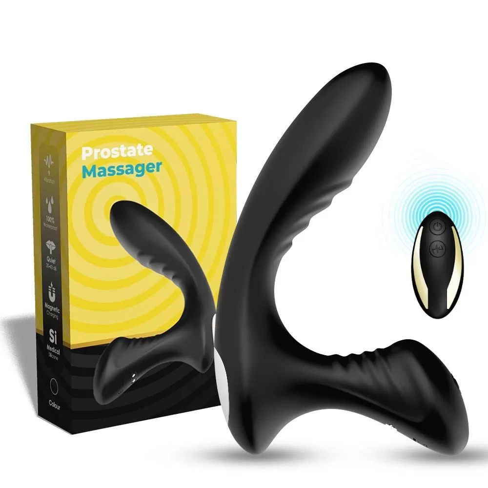 PRIME TOYS Storm Manyetik Şarjlı Uzaktan Kumandalı Perine ve Prostat Uyarıcı Masaj Vibratör - tdmarketim.com
