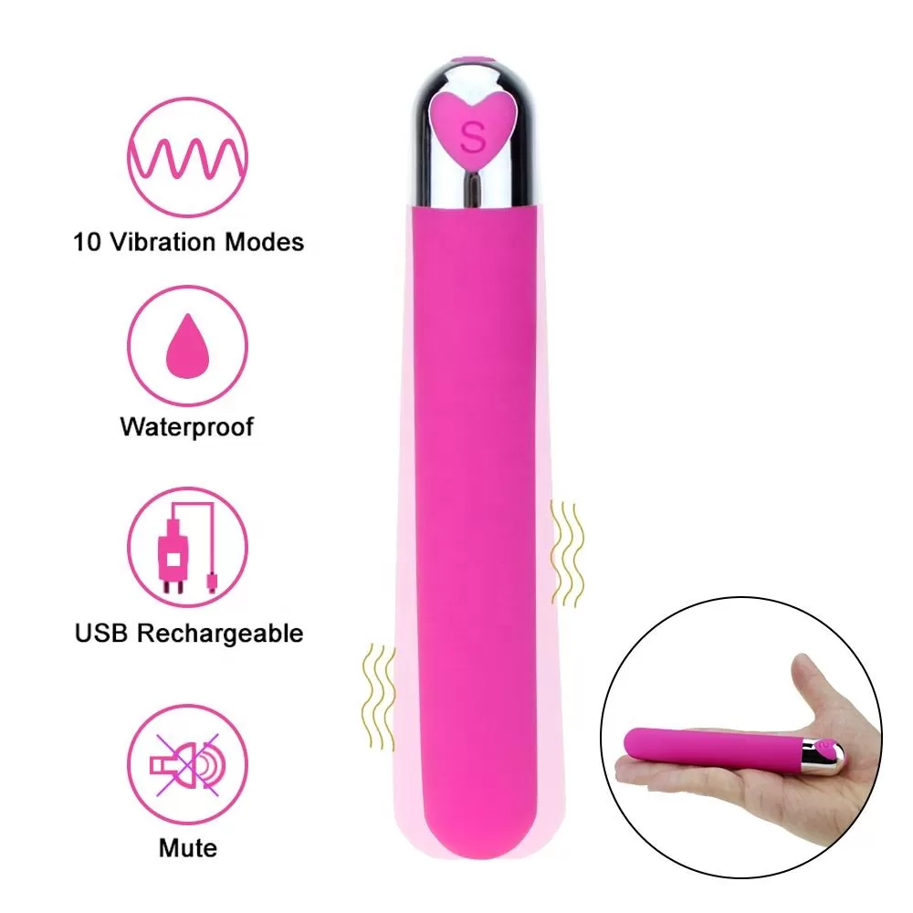 SUPER SMOOTHIE Yumuşak Silikon Şarjlı G-Spot Uyarıcı Vibratör - tdmarketim.com