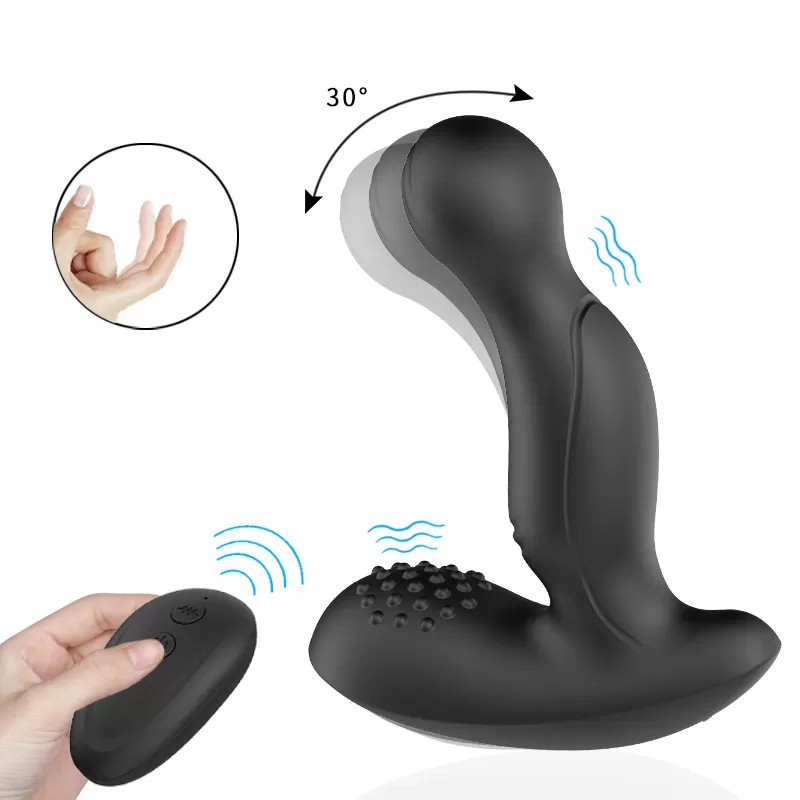 TERE Kablosuz Kumandalı 30° Açılı Perine ve Prostat Uyarıcı 3 in 1 Vibratör - tdmarketim.com
