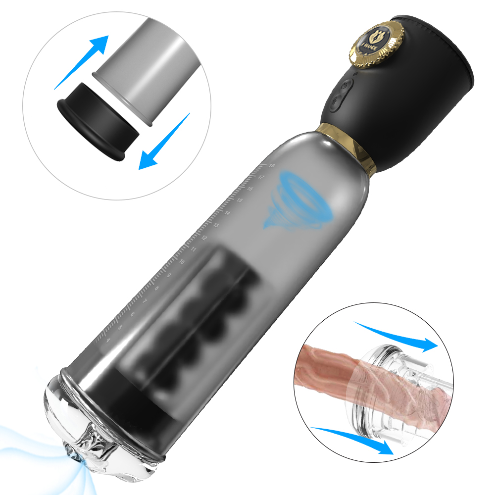 Time Traveler Pro Manyetik Şarjlı Güçlü Emiş Özellikli Penis Eğitimi Vajina Başlıklı Tam Otomatik Vakum Pompası - tdmarketim.com