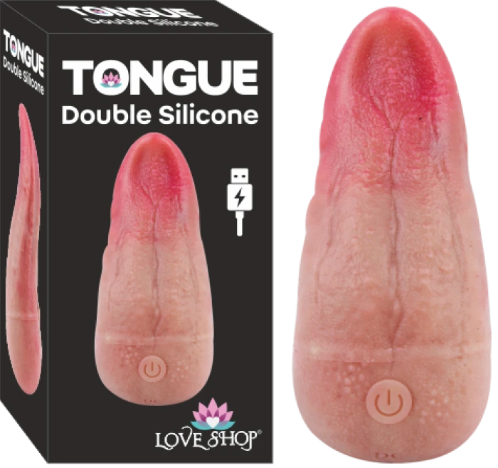 Tongue Çift Katman Silikon Dil Vibratör 10 Modlu USB Şarjlı - tdmarketim.com