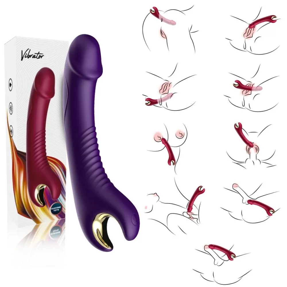 PRIME TOYS Tornado 360° Dönebilen Su Geçirmez G Nokta Uyarıcı Vibratör - Mor - tdmarketim.com