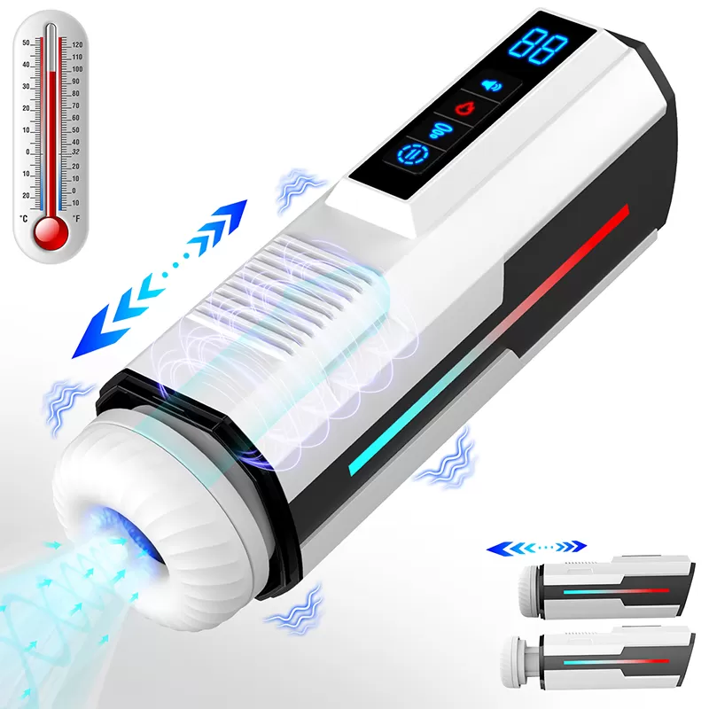 Traveler 2 Generation - Akıllı Isıtmalı İnleme Sesli İleri Geri Hareketli Emiş ve Titreşim Özellikli Suni Vajina Otomatik Mastürbatör - tdmarketim.com