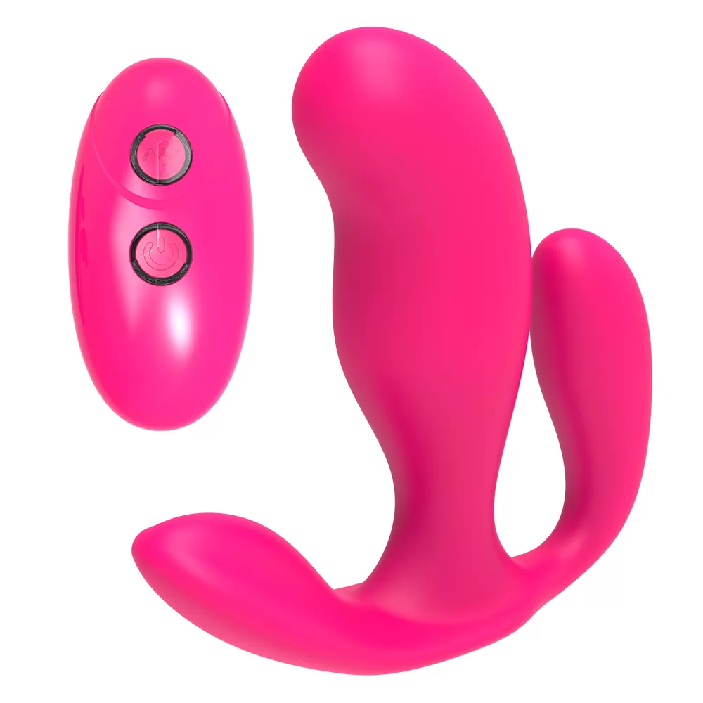TRI-WE Kablosuz Kumandalı Manyetik Şarjlı 3 in 1 Giyilebilir Vibratör - Pembe - tdmarketim.com