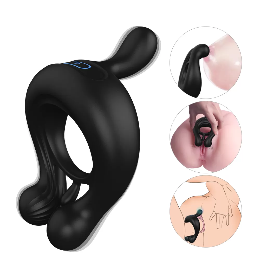 Unicorn Rct Kablosuz Kumandalı Klitoris Uyarıcı Vibratör Çiftlere Özel U TYPE Titreşimli Penis Yüzüğü - tdmarketim.com