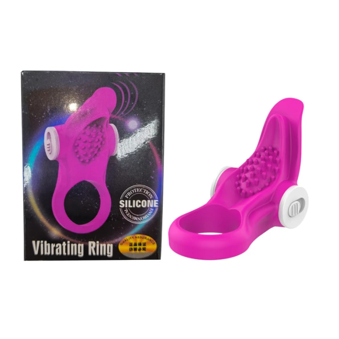 Vibrating Ring Titreşimli Penis Halkası Silikon PP02 - Pembe - tdmarketim.com