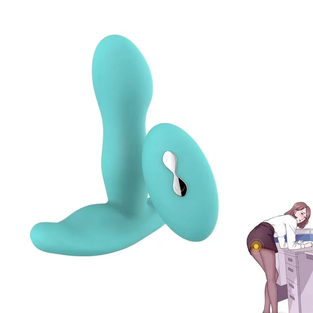 VISION Kablosuz Kumandalı Klitoris ve G-Spot Uyarıcı Külot İçi Giyilebilir 2 in 1 Vibratör - Mavi - tdmarketim.com
