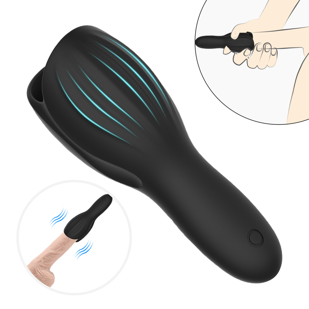 Woodblock Şarjlı Ereksiyon Eğitim Vibratörü Güçlü Titreşimli Penis Başı Masaj Aleti - tdmarketim.com
